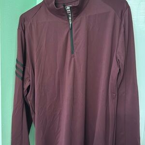 Men’s Adidas Climalite 1/4 zip shirt